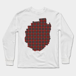 Red Plaid Adirondack Park Long Sleeve T-Shirt